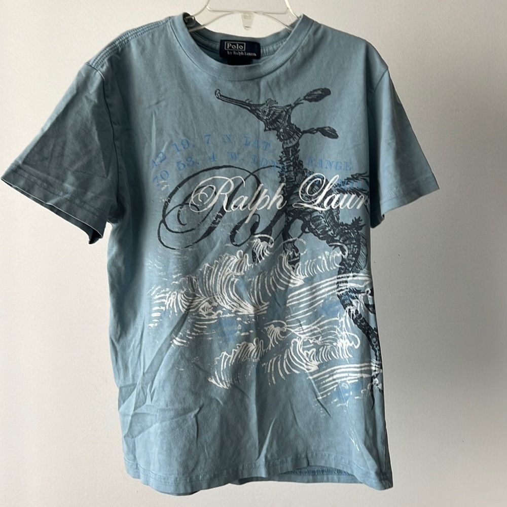 POLO by Ralph Lauren kids logo T-shirt S 8
